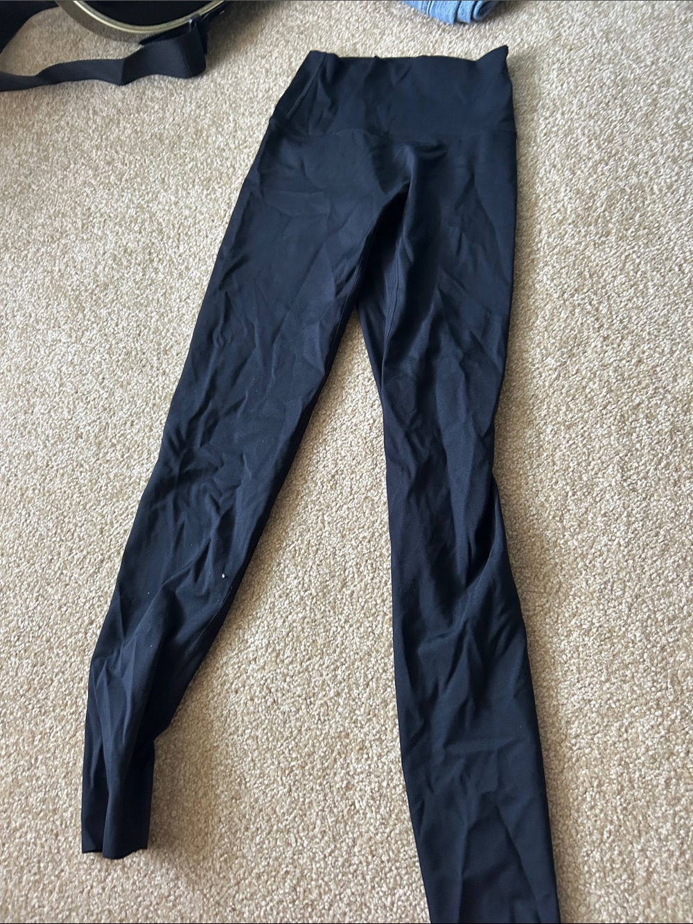 High-Waist Black Active Leggings